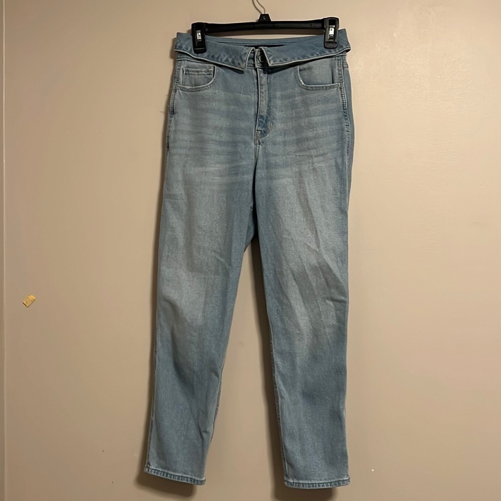 Hollister Ultra‎ High Rise Mom Jeans Vintage Stretch Size 27